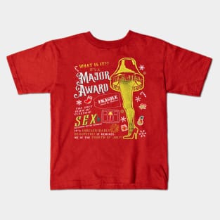 It's A Major Award Leg Lamp  A Christmas Story Kids T-Shirt